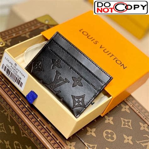 louis vuitton leather double card holder|Louis Vuitton name card holder.